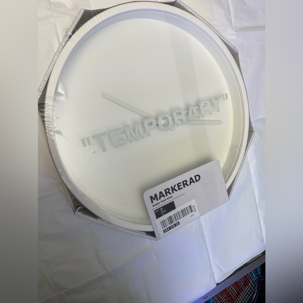 Off white clock from ikea
